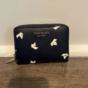Kate Spade Navy Blue Sailboat Wallet